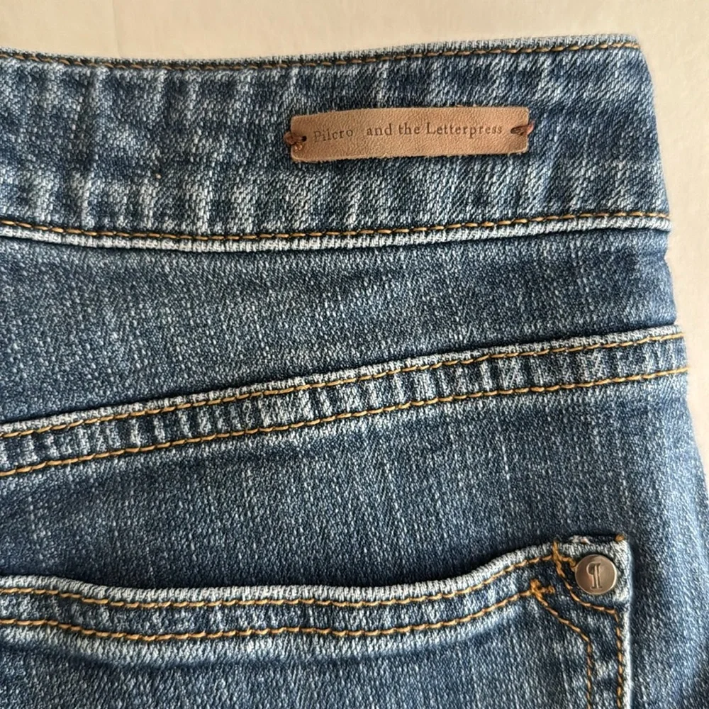 Anthropologie Denim Jean Shorts in Medium Blue - Picture 9 of 14